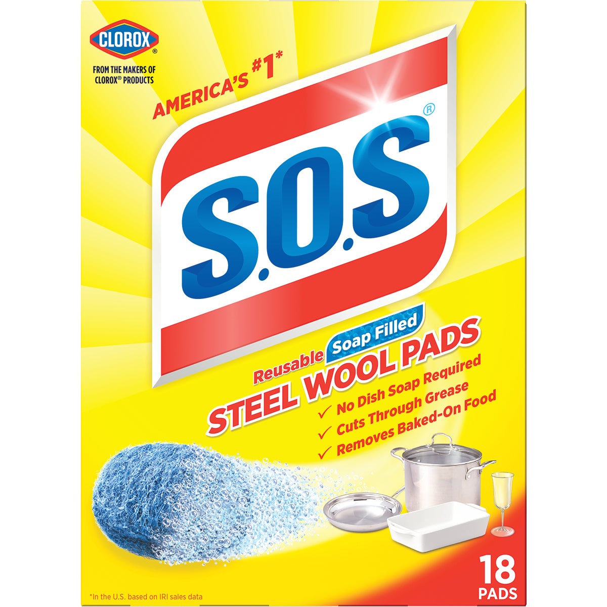 S.O.S. Scouring Pad (18-Count)