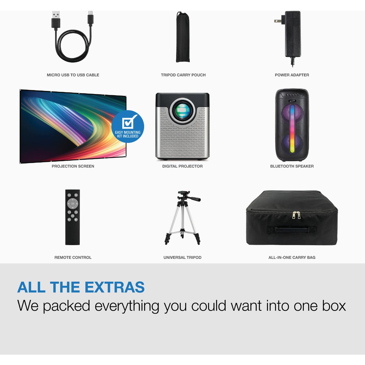 iLive Pop-Up Movie Theater Kit Image 2