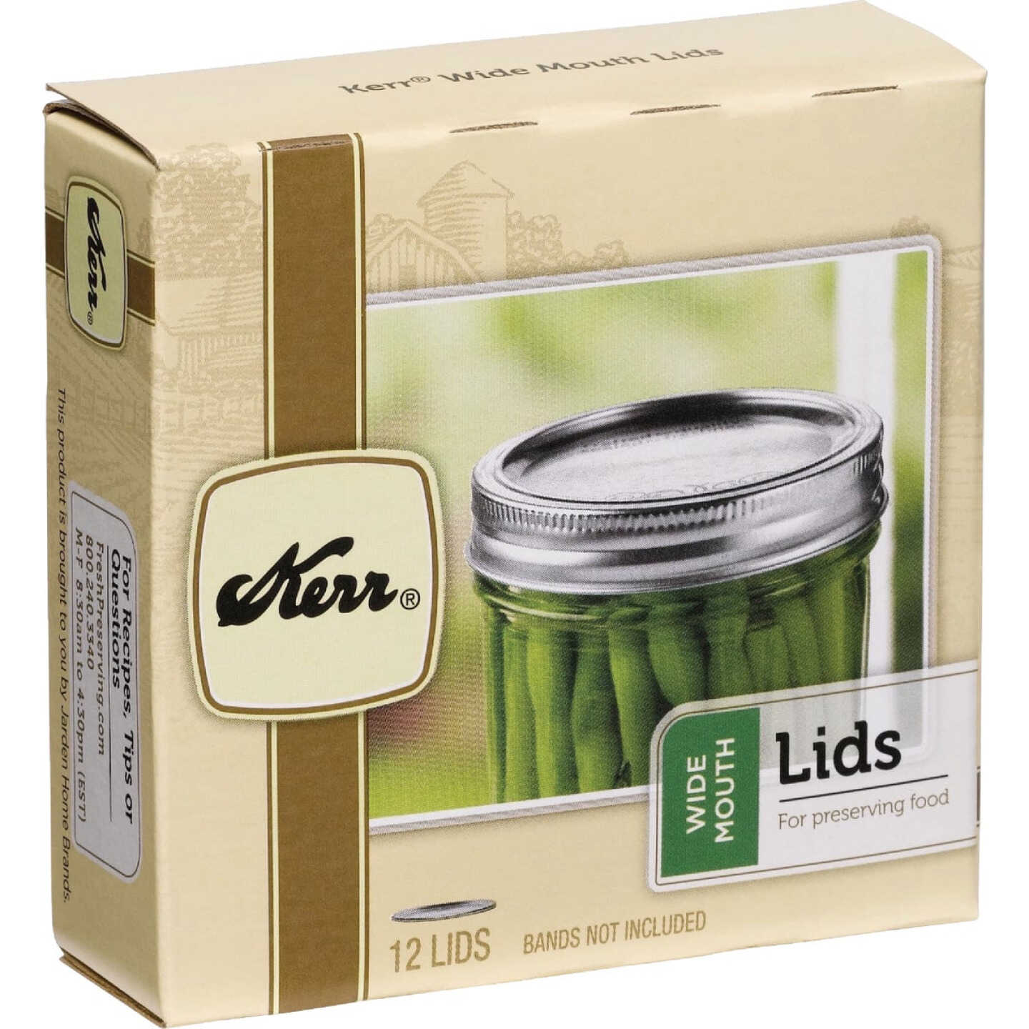 Kerr SureTight Wide Mouth Canning Jar Lids (12-Count) Image 1
