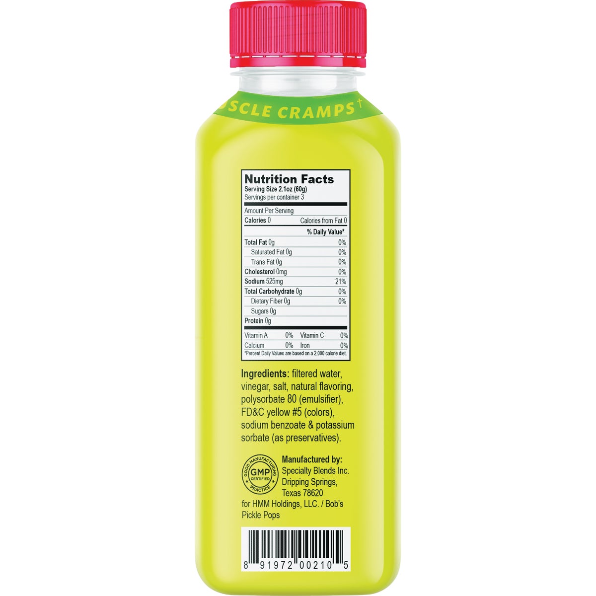 Bob's Pickle Potion 6.3 Oz. Sport Drink Image 3