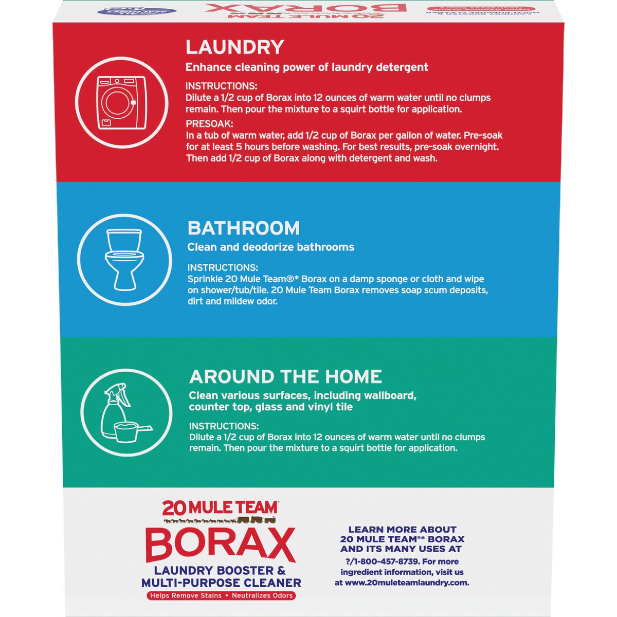 20 Mule-Team 65 Oz. Borax Laundry Booster & Cleaner Image 7