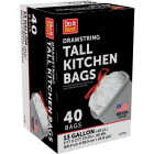 Do it Best 13 Gal. Tall Kitchen White Trash Bag (40-Count) Image 4