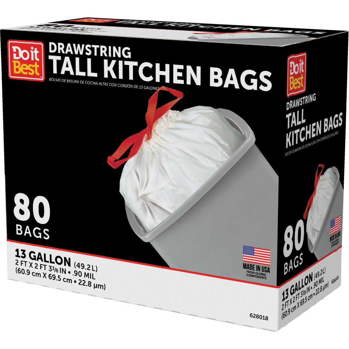 Do it Best 42 Gal. Twist Tie Contractor Black Trash Bag (50-Count) Image 3