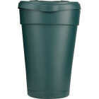 United Solutions 50 Gal. Green Plastic Wheeled Outdoor Trash Can with Lid Image 4
