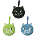 Kikkerland 4.3 In. x 2.5 In. Cat Scrub Sponge (3-Pack) Image 1