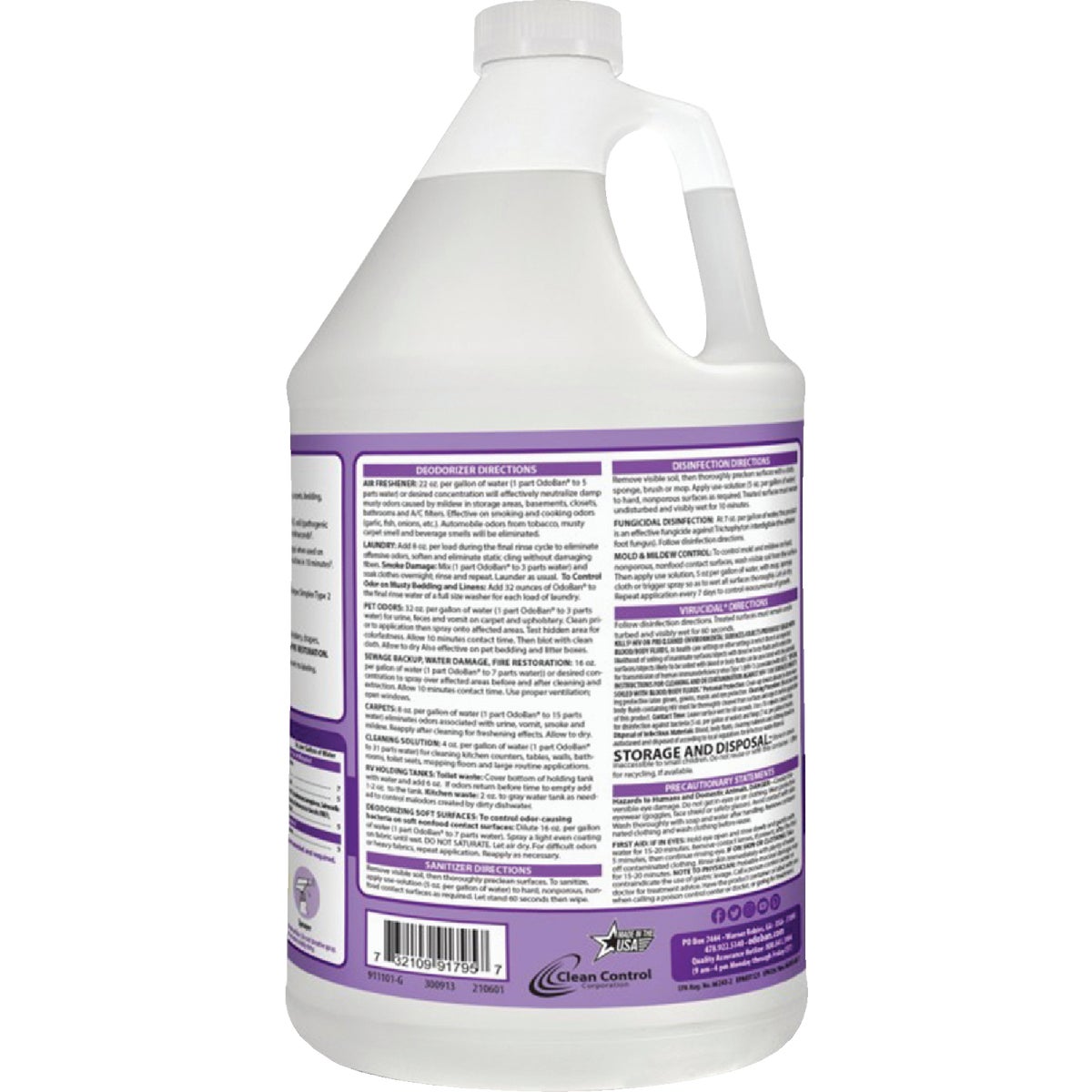 OdoBan 1 Gal. Lavender Washable Surface Sanitizer & Deodorizer Concentrate Image 3