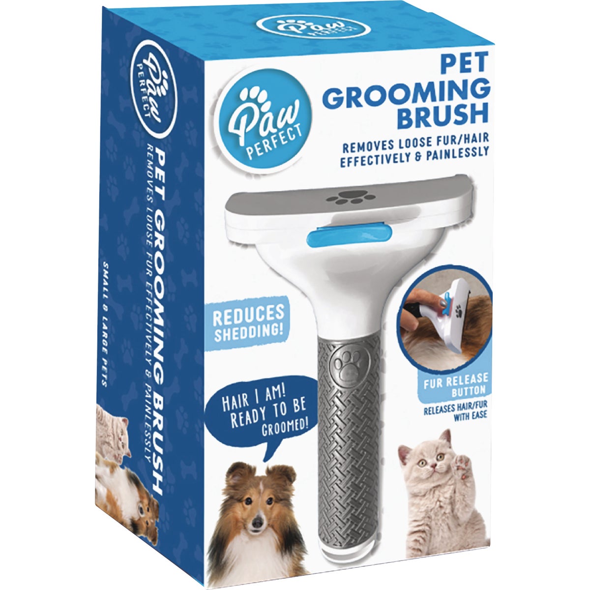 Bell+Howell Paw Perfect Pet Grooming Brush