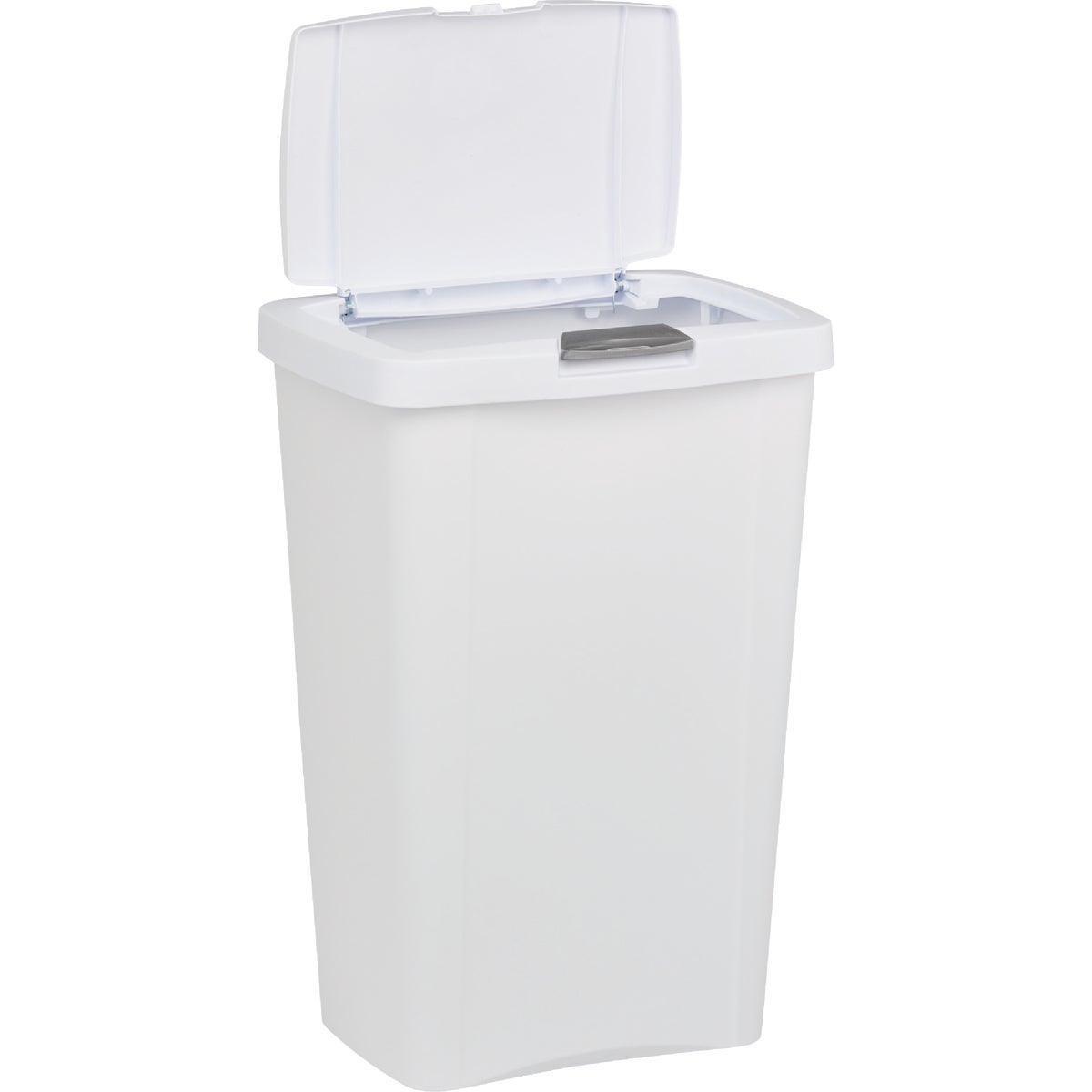 Sterilite 13 Gal. White TouchTop Wastebasket Image 3