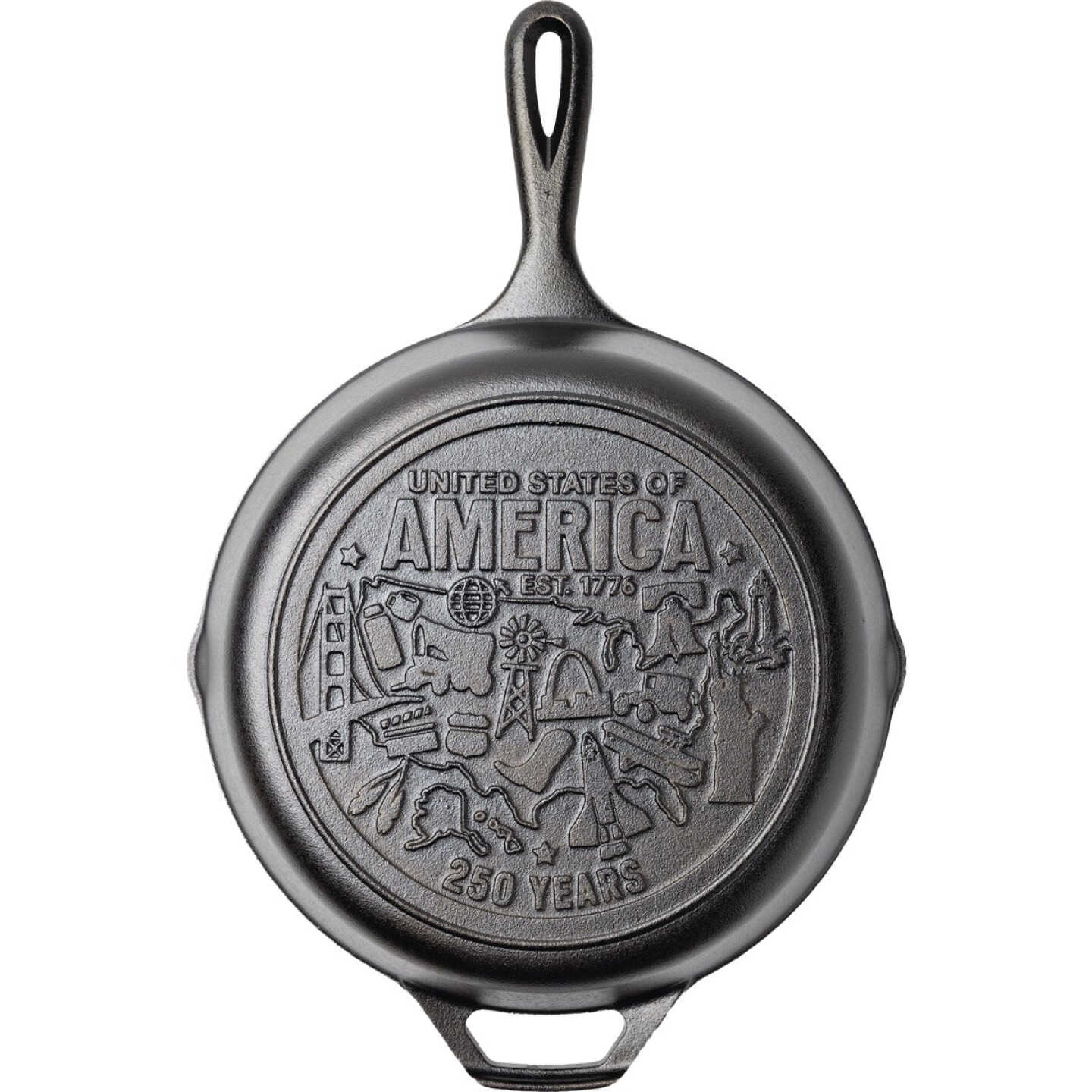 Lodge 10-1/4 In. USA 250 Cast Iron Skillet Image 1