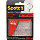 Scotch Extreme Fasteners, 1 In. x 3 In., Clear, 2 Sets of Strips Image 1