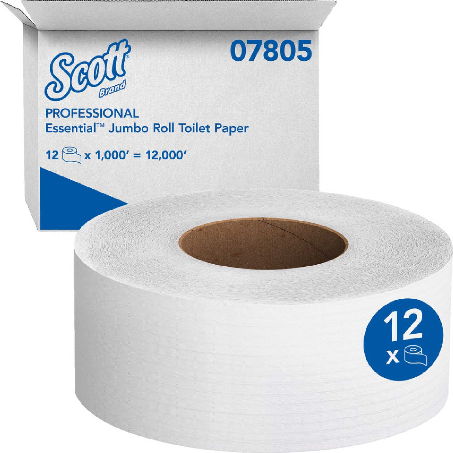 Scott Commercial Dispenser Toilet Paper (12 Jumbo Rolls) Image 3