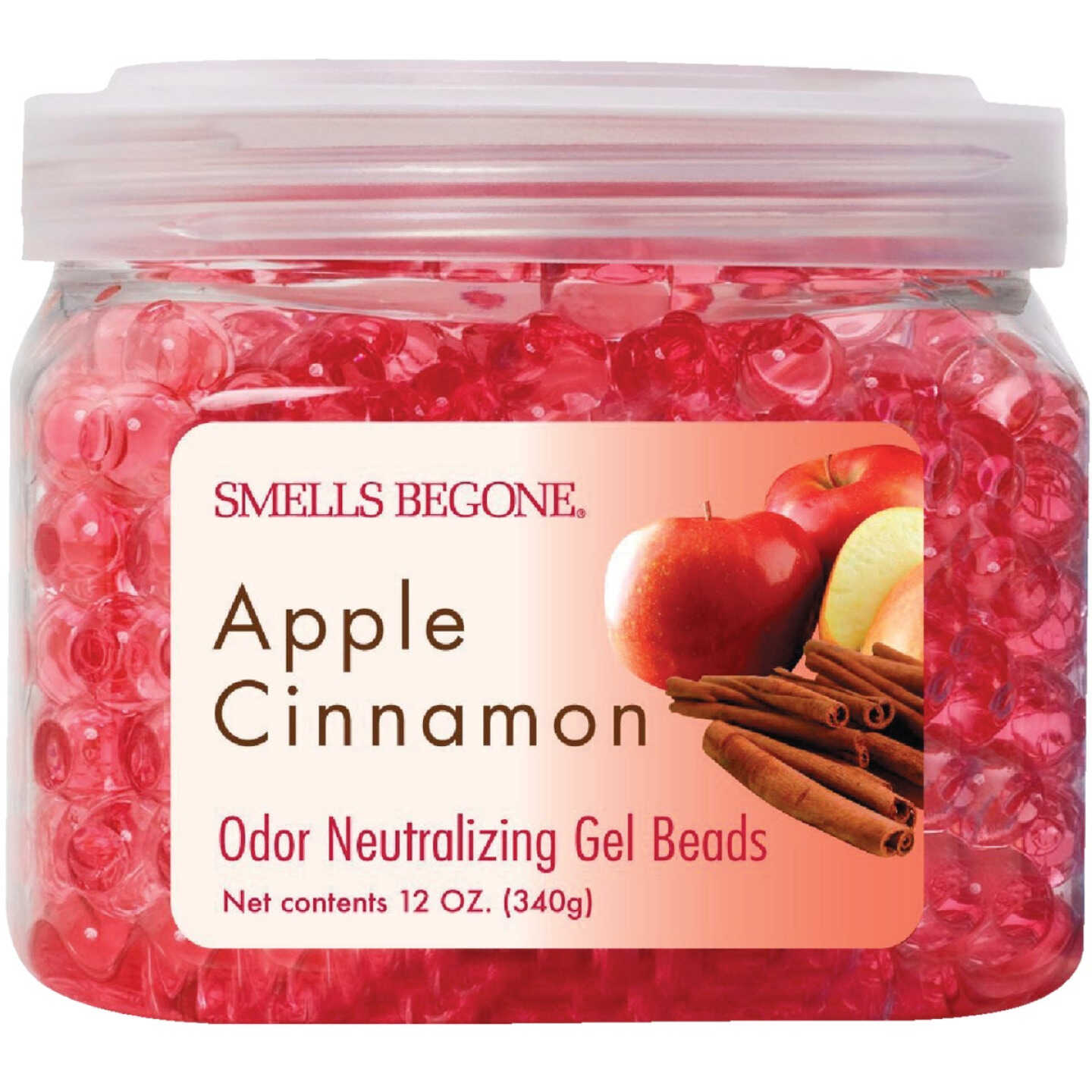 Smells Begone 12 Oz. Gel Beads Apple Cinnamon Odor Neutralizer Image 1