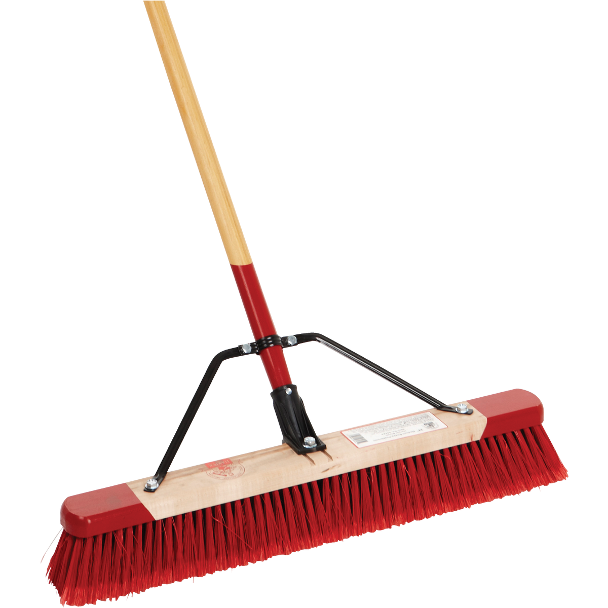Harper 24 In. W. x 64 In. L. Wood Handle Multi-Purpose Medium Sweep Push Broom Image 1