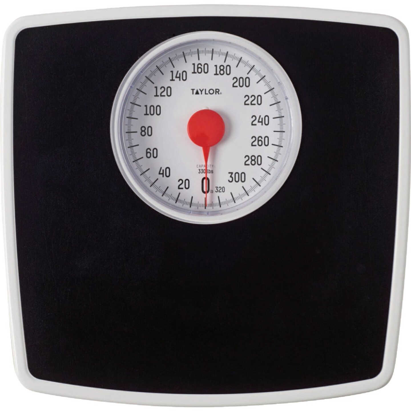 HTH Analog 330 Lb. Bath Scale, Black Image 1