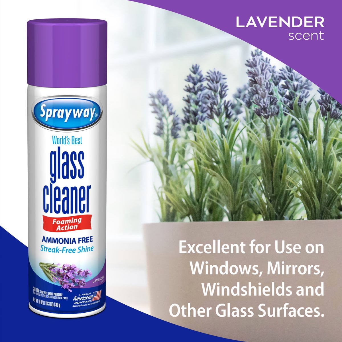 Sprayway 19 Oz. Lavender Glass Cleaner Image 3