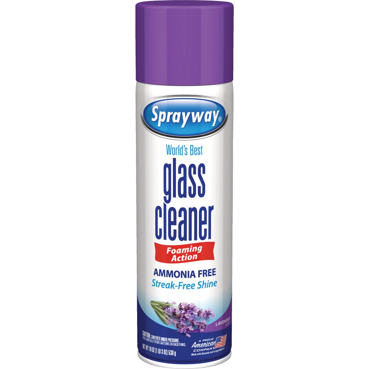 Sprayway 19 Oz. Lavender Glass Cleaner Image 1