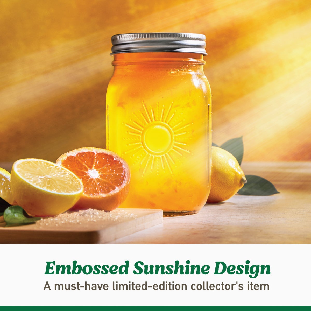 Ball 16 Oz. Limited Edition Sunshine Pint Mason Jar (4-Pack) Image 2