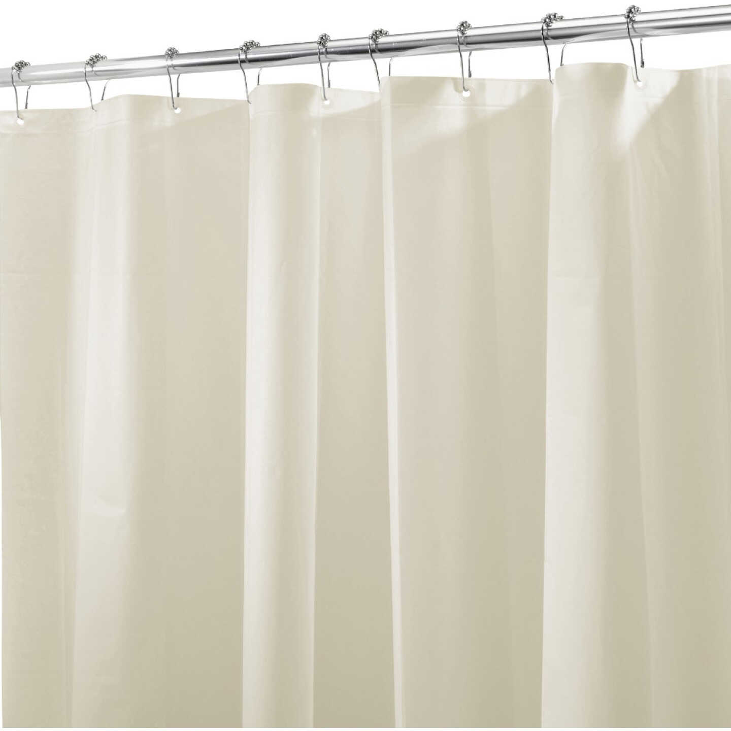 iDesign 72 In. x 72 In. Sand PEVA Shower Curtain Liner Image 1