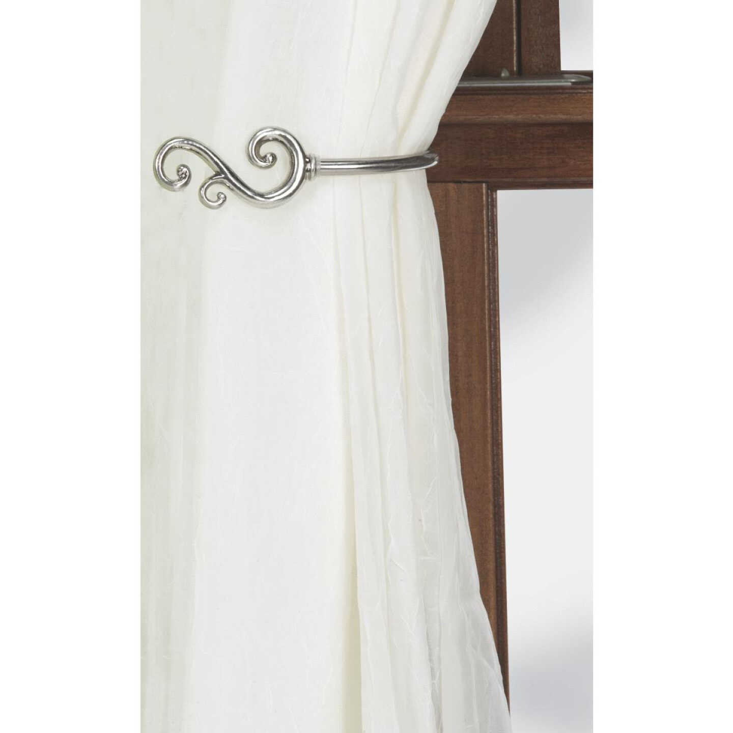 NICKEL SCROLL HOLDBACK Image 1