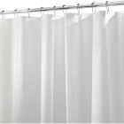 iDesign 72 In. x 72 In. White PEVA Shower Curtain Liner Image 1