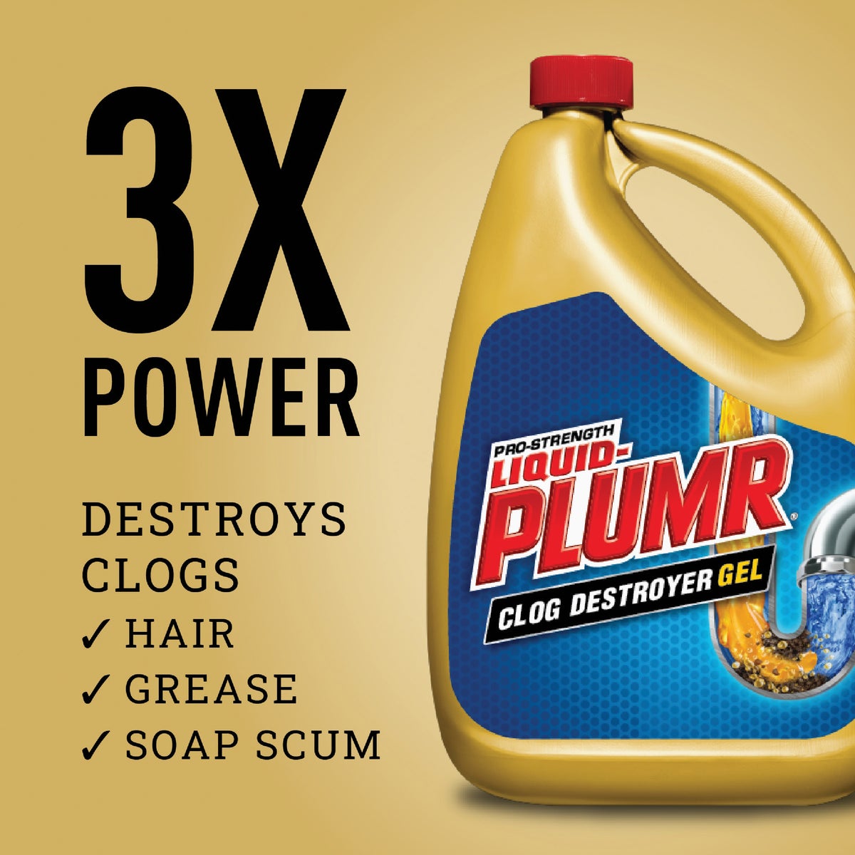 Liquid-Plumr 32 Oz. Pro-Strength Full Clog Destroyer Image 2