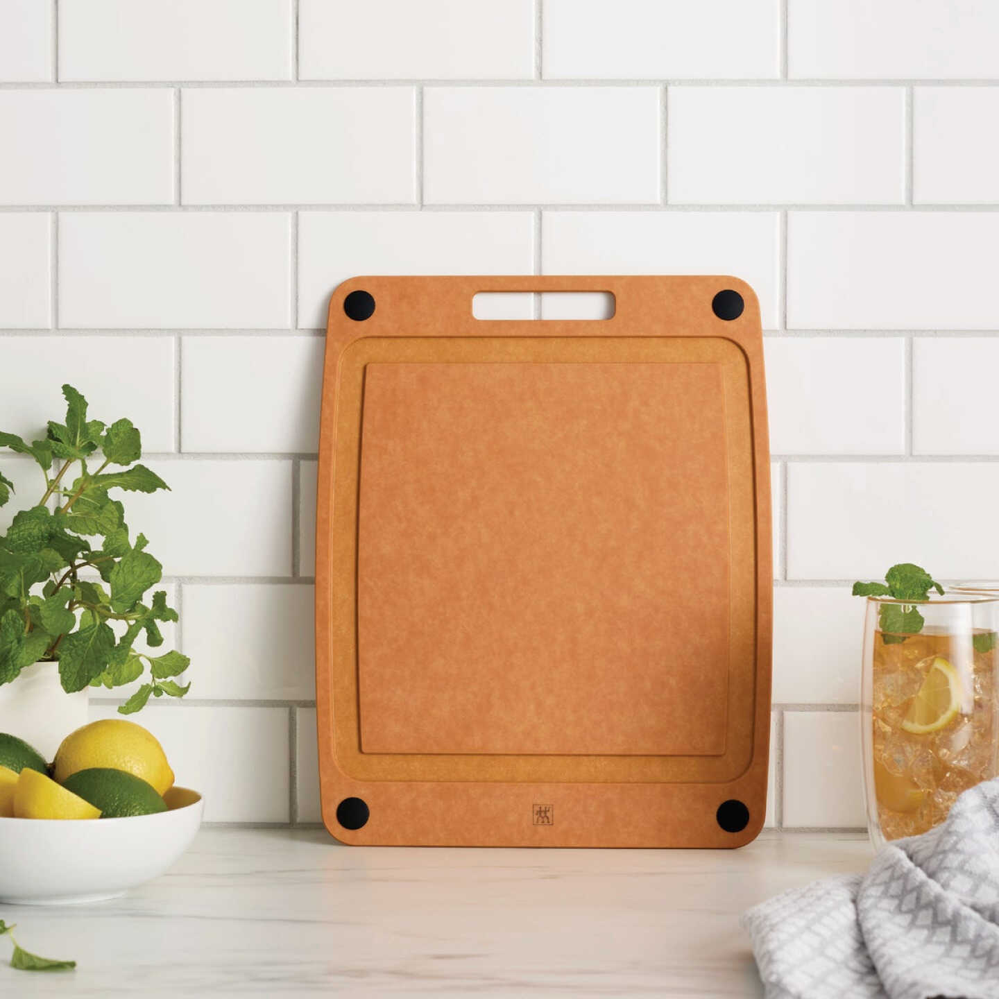 Zwilling 14 In. x 11.25 In. Plant Fiber Natural Cutting Board Image 3