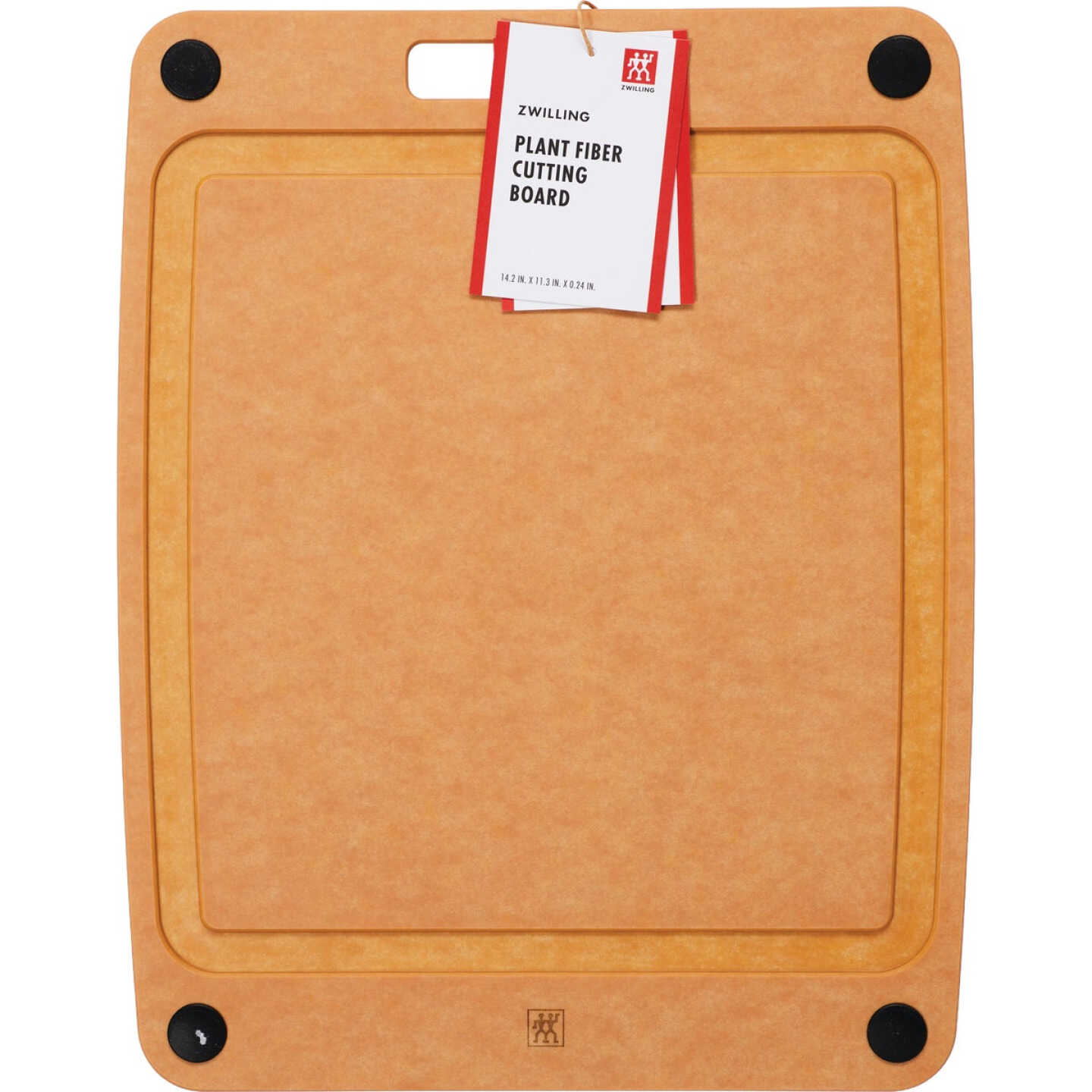 Zwilling 14 In. x 11.25 In. Plant Fiber Natural Cutting Board Image 4