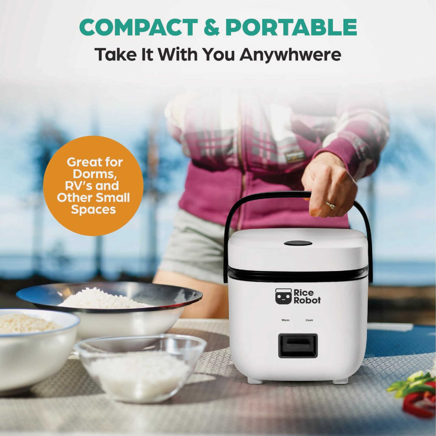 Rice Robot 1.2 Qt. Cooker Image 5