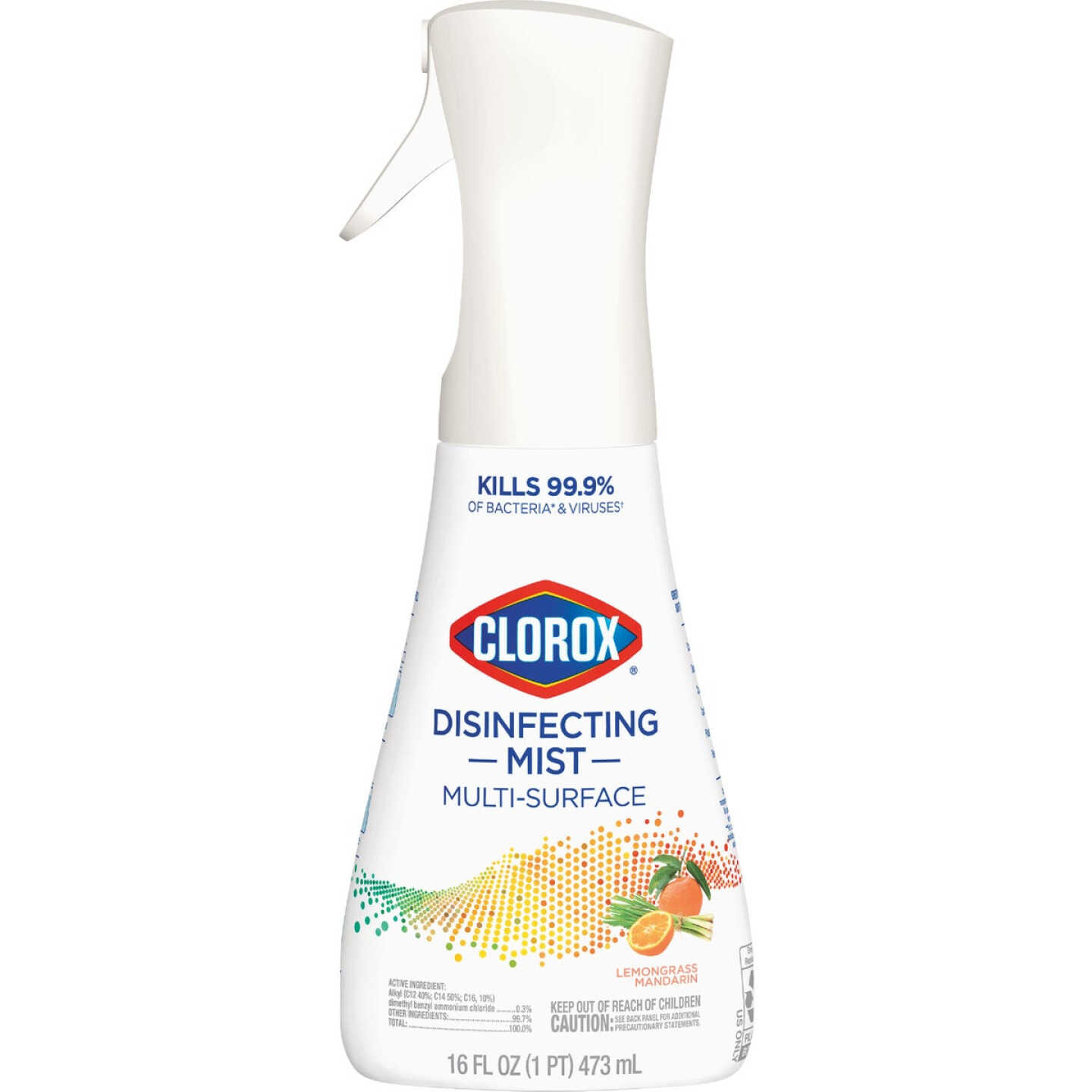 Clorox 16 Oz. Lemongrass Mandarin Disinfecting Cleaner Mist Image 1