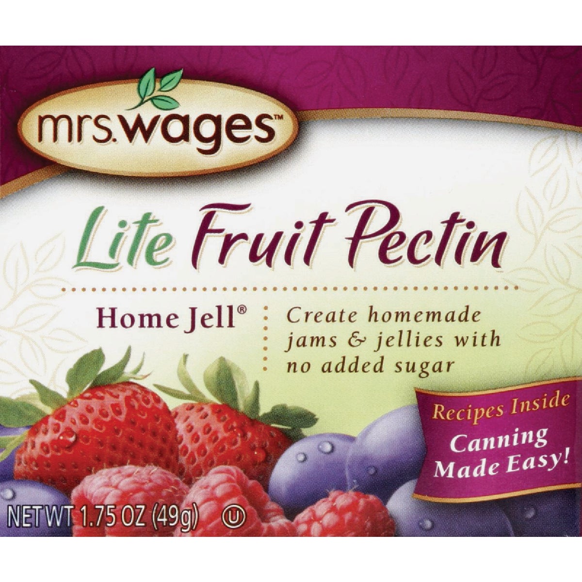Mrs. Wages Home Jell 1.75 Oz. Sugar Free Fruit Pectin