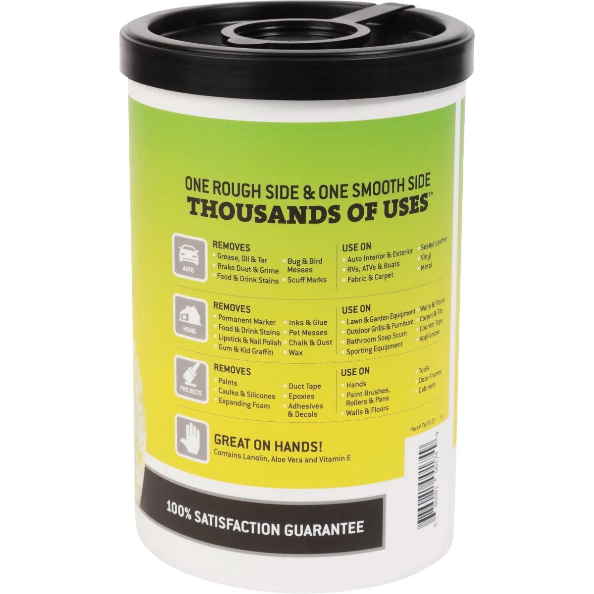 Tub O' Towels 10 In. x 12 In. Heavy Duty Dual Texture Wipes (75-Ct.) Image 5