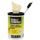Tub O' Towels 10 In. x 12 In. Heavy Duty Dual Texture Wipes (75-Ct.) Image 7