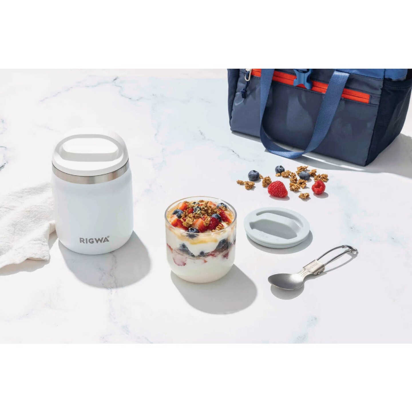Rigwa Life 20 Oz. POD Food Jar Kit, Snowbird Image 2