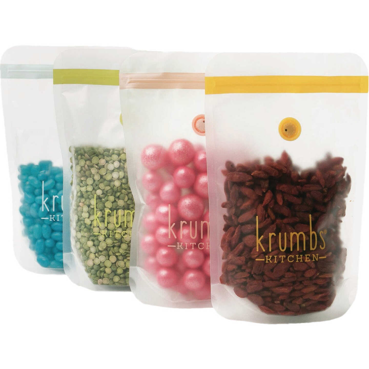 Krumbs Kitchen Essentials Dry Food Storage Bag (4-Pack) Image 1