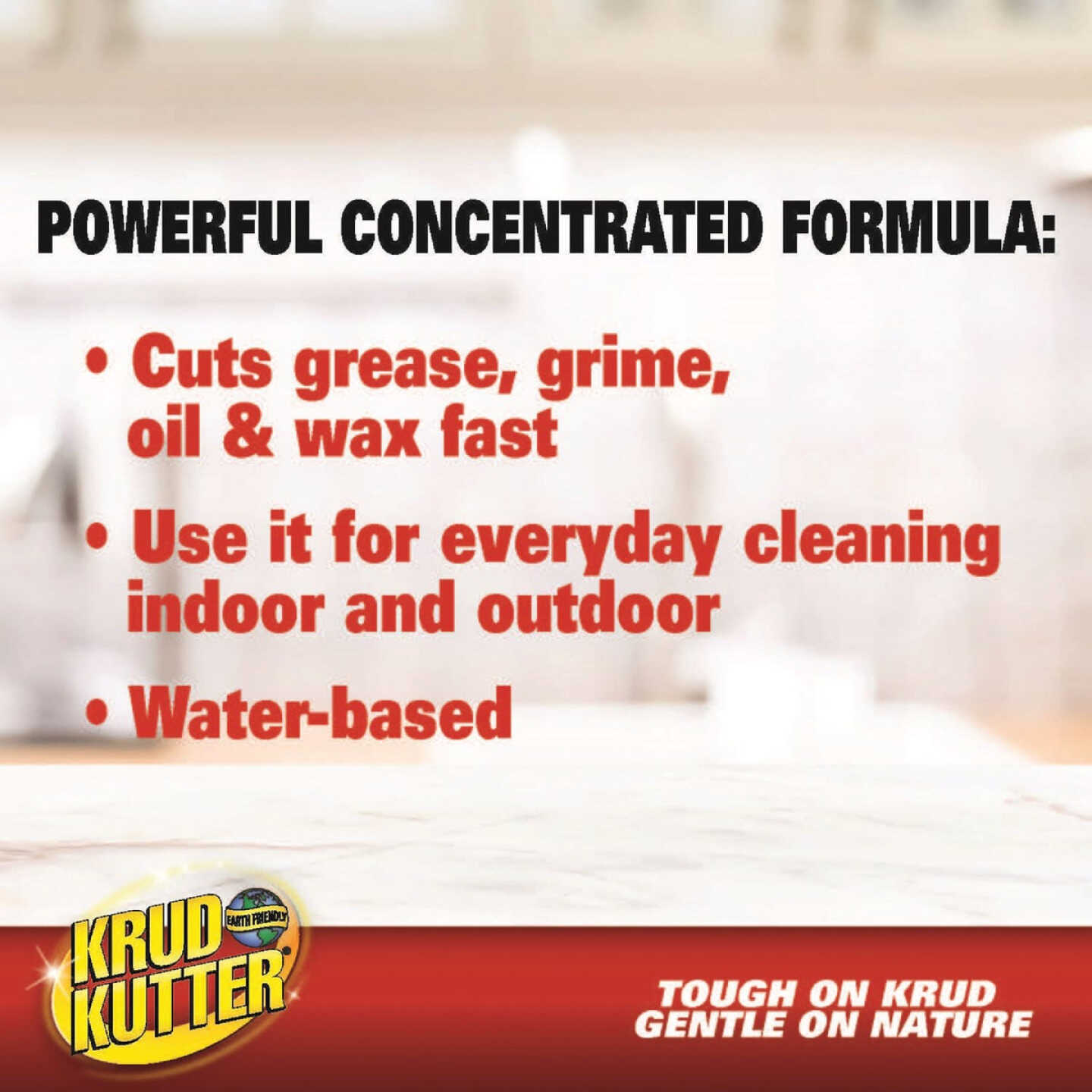 Krud Kutter 1 Gal. Liquid Concentrate Cleaner & Degreaser Stain Remover Image 3