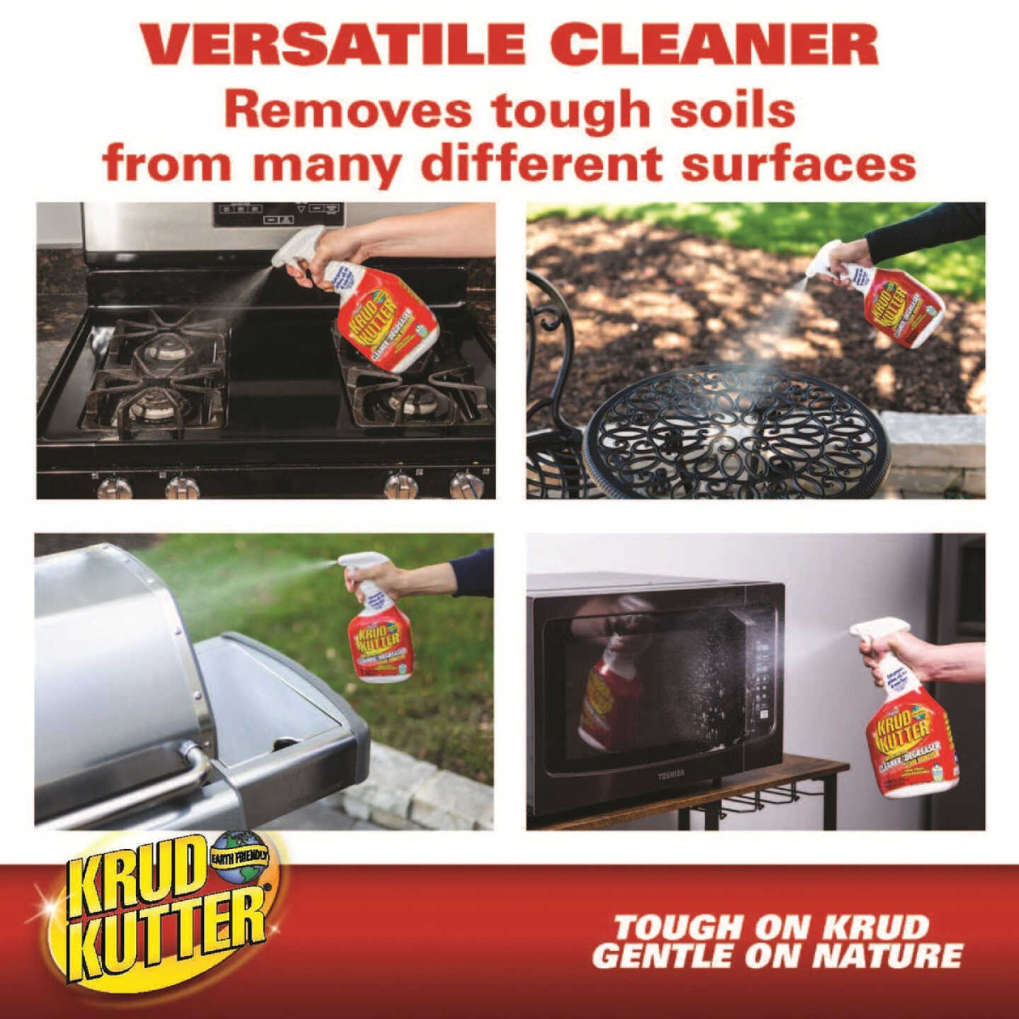Krud Kutter 1 Gal. Liquid Concentrate Cleaner & Degreaser Stain Remover Image 2