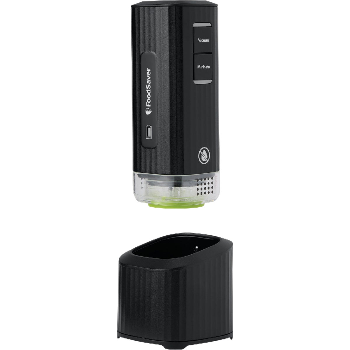 FoodSaver Mini Cordless Vacuum Sealer with Charging Dock, Black Image 7