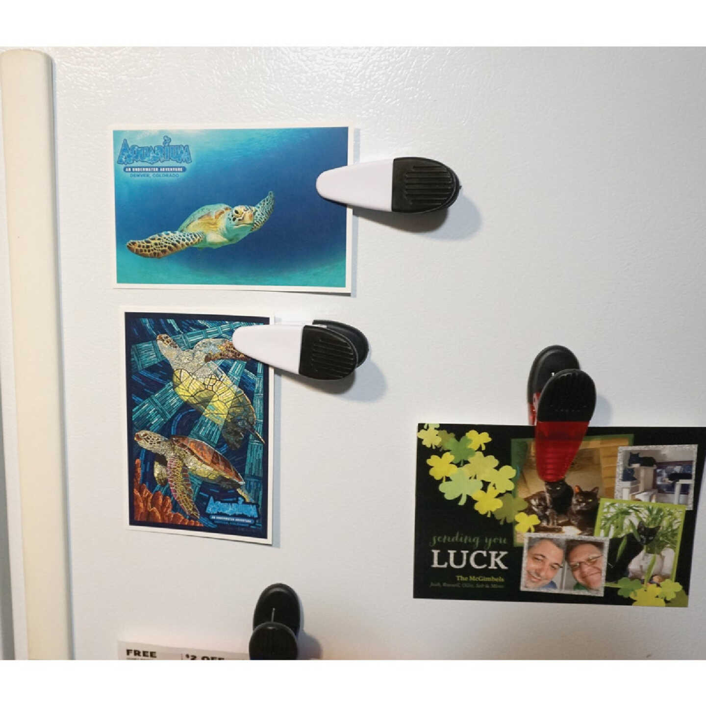 Master Magnetics 3-1/2 In. White Magnetic Clip (2-Pack) Image 5