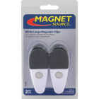 Master Magnetics 3-1/2 In. White Magnetic Clip (2-Pack) Image 6