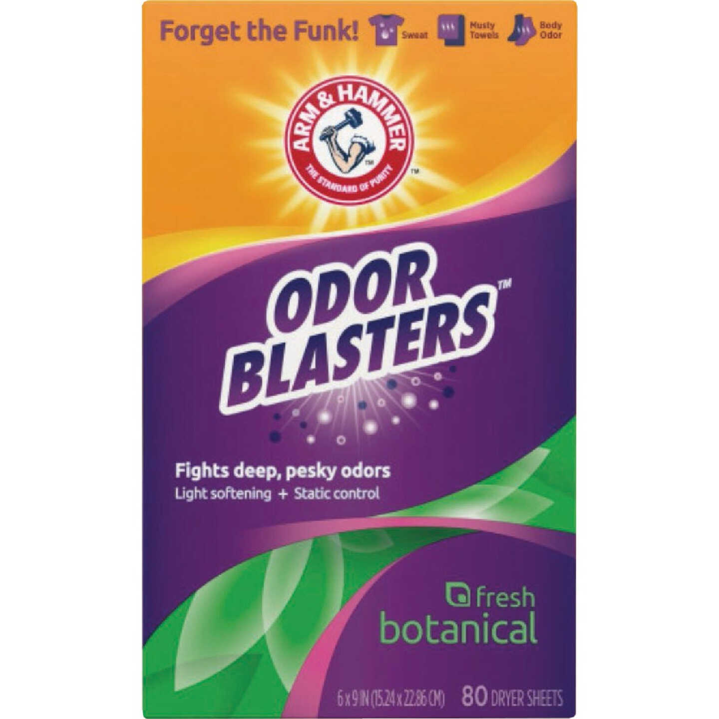 Arm & Hammer Odor Blasters Botanical Dryer Sheets (80-Count) Image 1