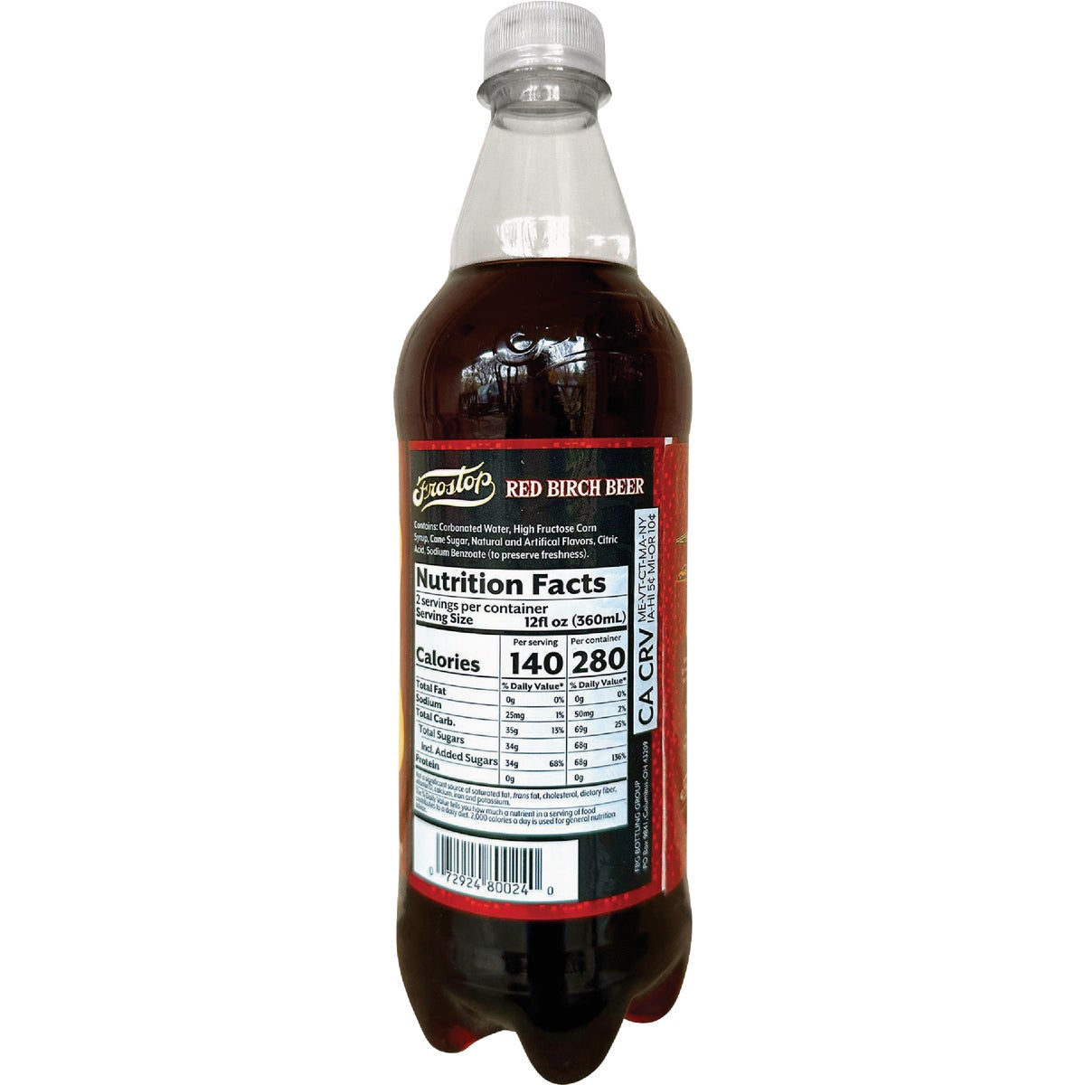 Frostop 24 Oz. Red Birch Beer Image 3