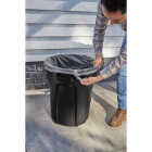 Rubbermaid Roughneck 20 Gal. Black NonWheeled Vented Trash Can with Lid Image 2