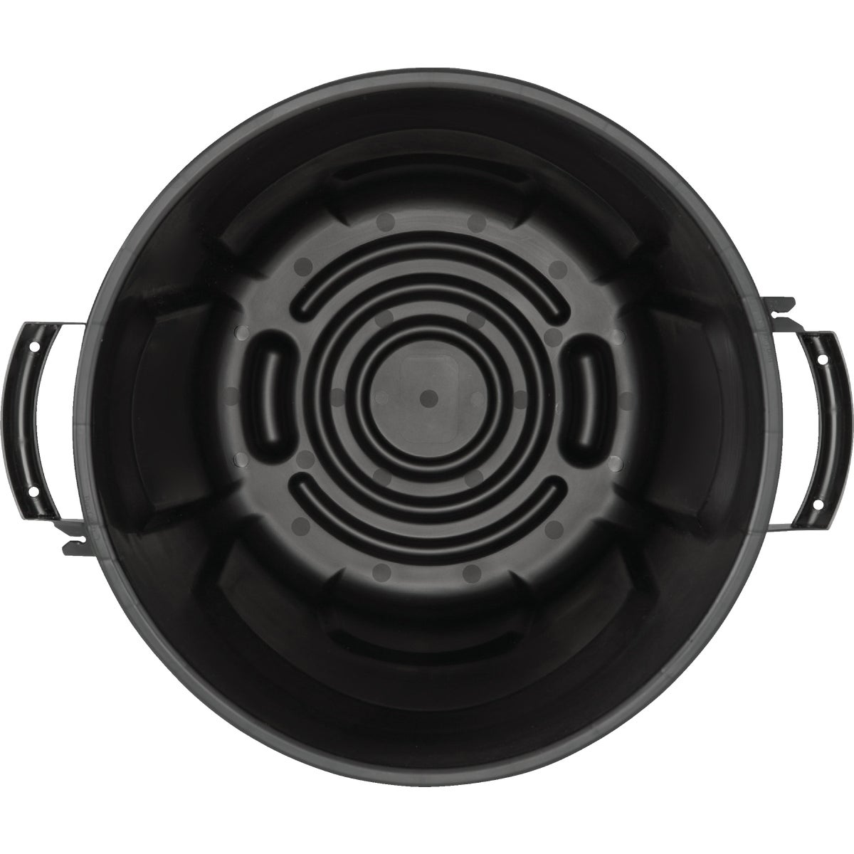 Rubbermaid Roughneck 20 Gal. Black NonWheeled Vented Trash Can with Lid Image 7