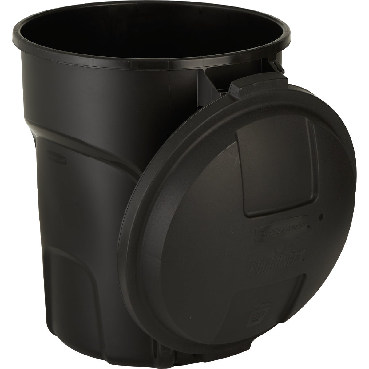 Rubbermaid Roughneck 20 Gal. Black NonWheeled Vented Trash Can with Lid Image 8