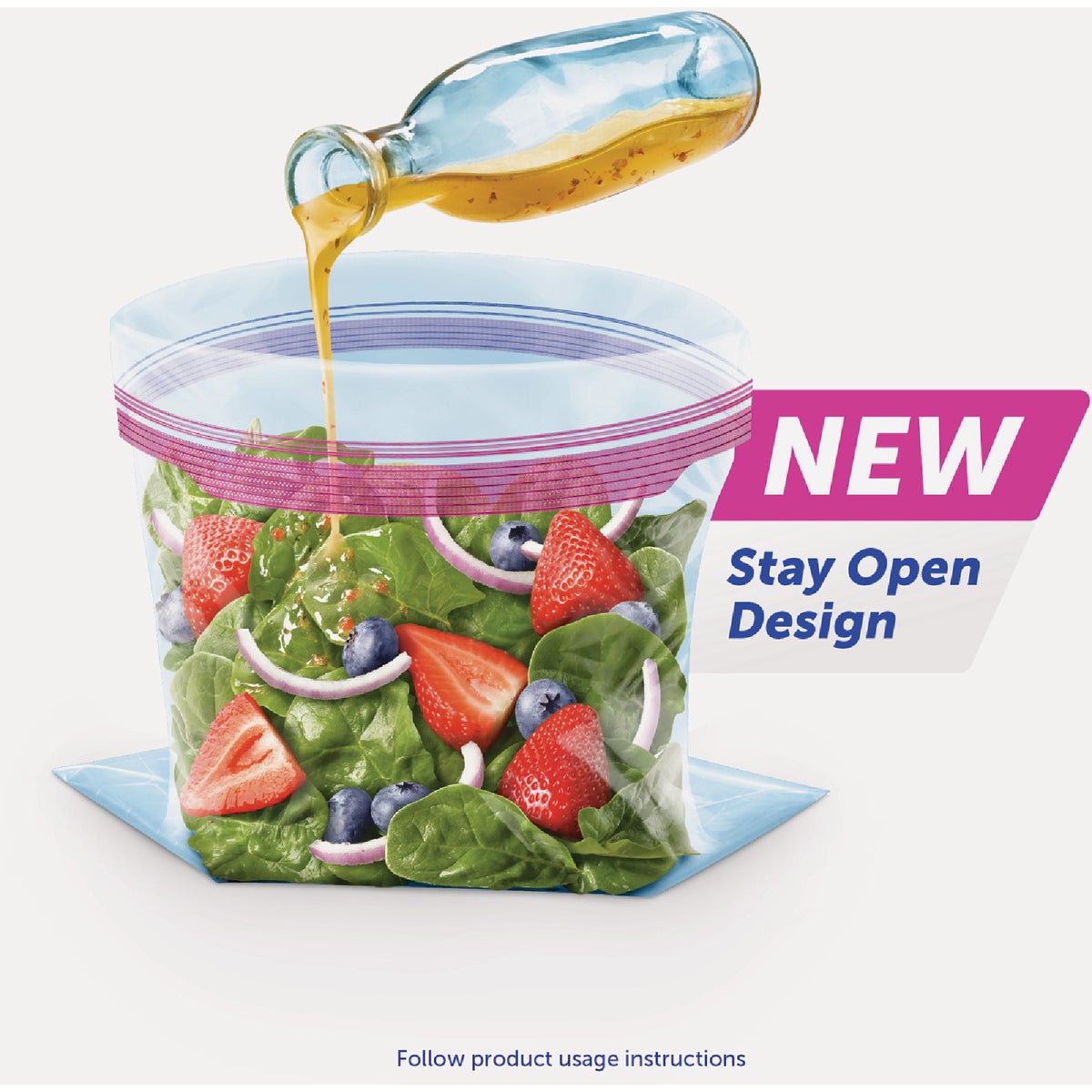 Ziploc Qt. Food Storage Bag (48-Count) Image 4