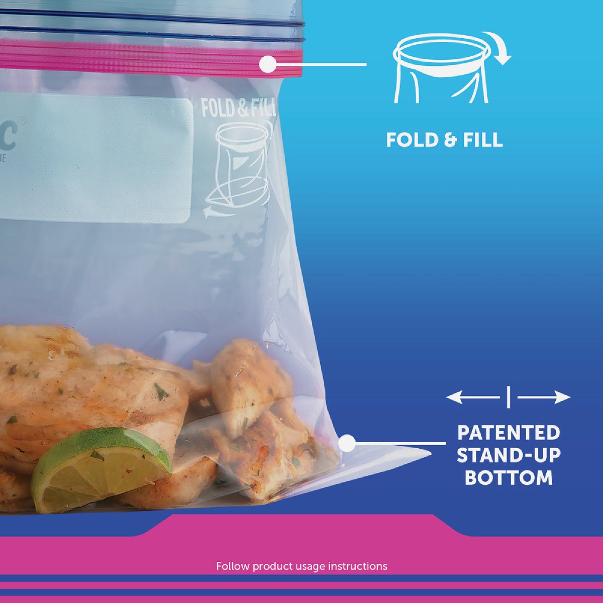 Ziploc Qt. Food Storage Bag (48-Count) Image 2