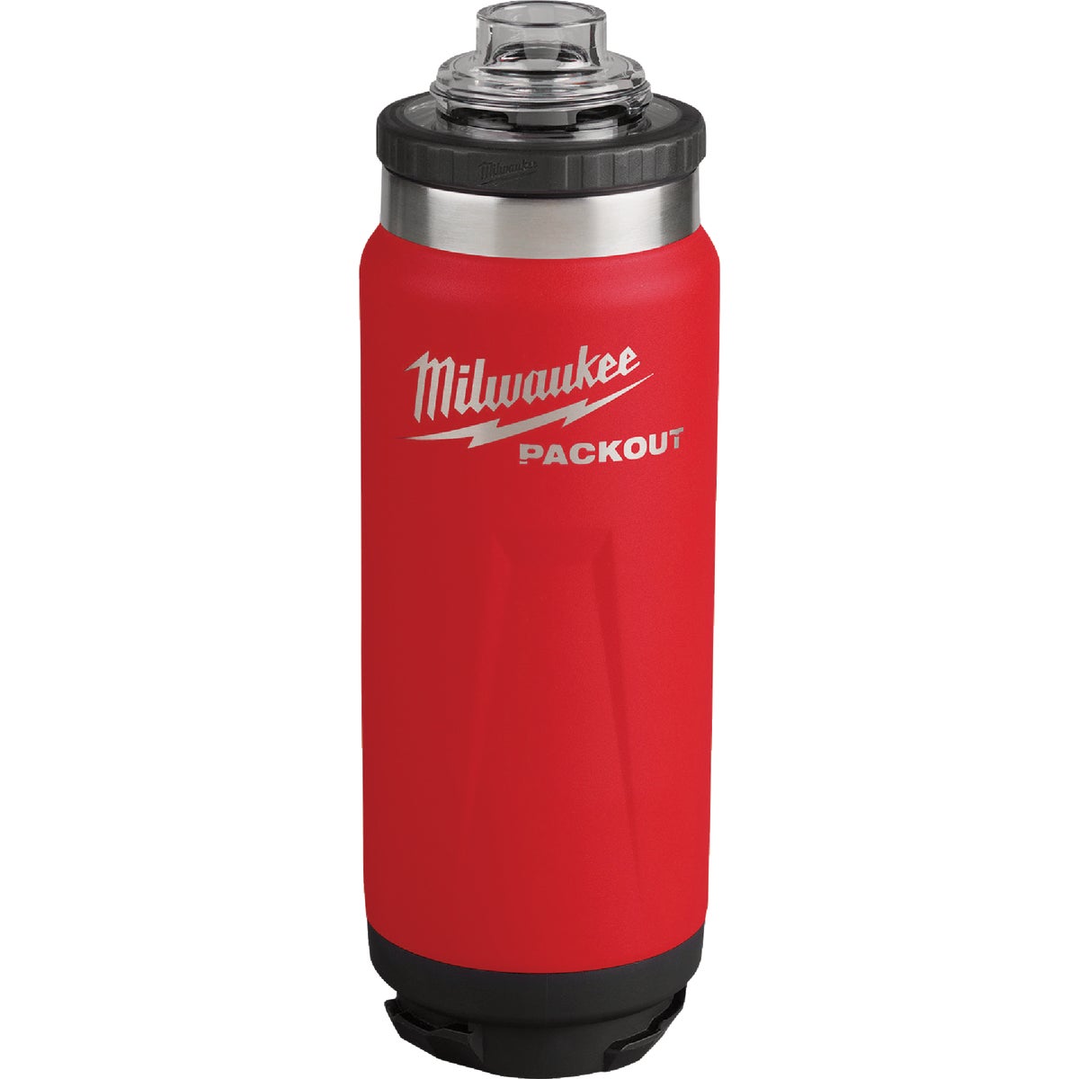 Milwaukee PACKOUT 24 Oz. Red Insulated Bottle with Chug Lid Image 3
