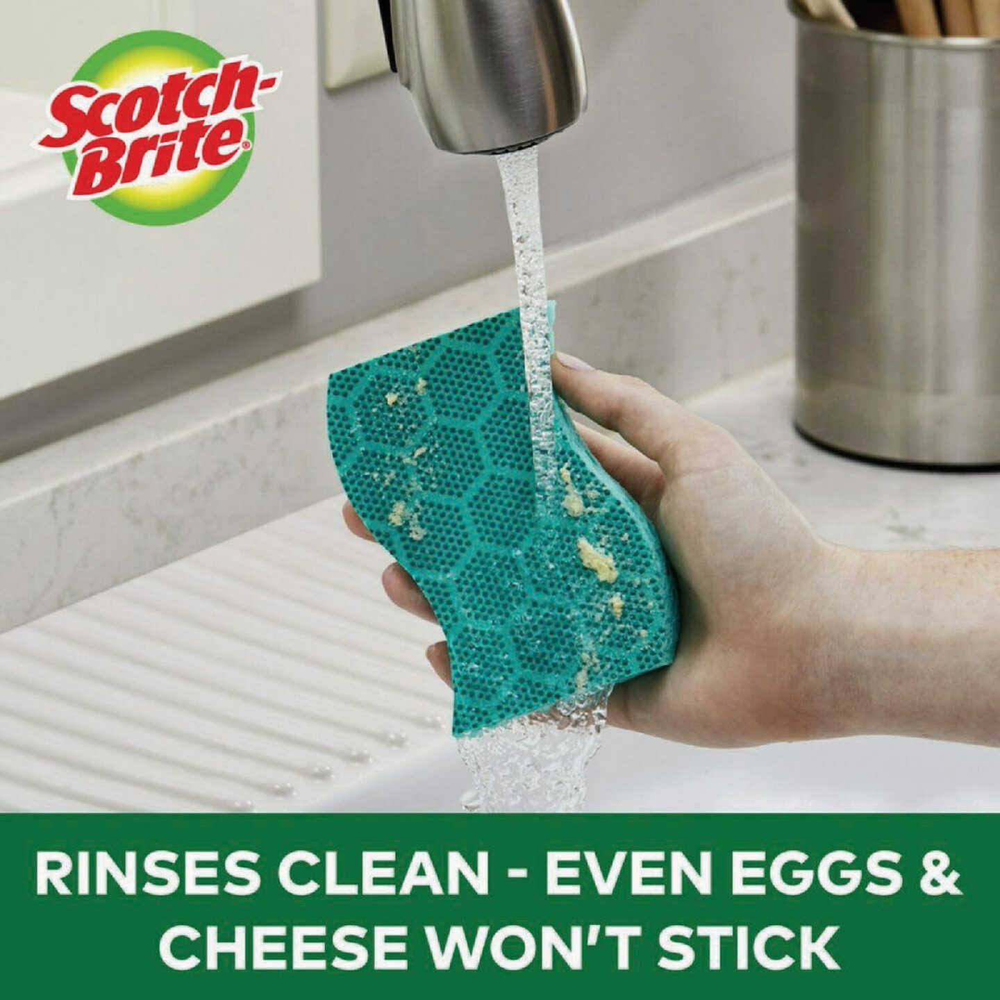Scotch-Brite Stay Fresh Heavy Duty Scrub Dots Sponge (3-Pack) Image 2