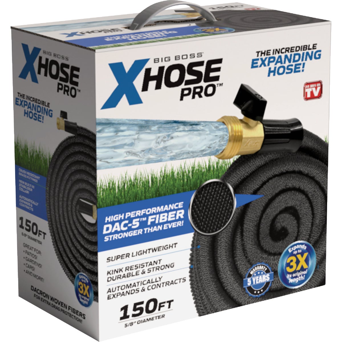 Big Boss XHose Pro 5/8 In. Dia. x 150 Ft. Garden Hose Image 5