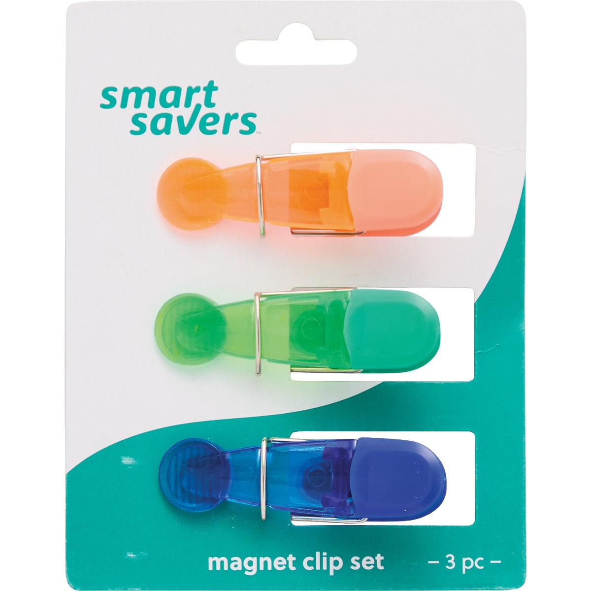 Smart Savers 3-1/4 In. x 8 In. Plastic Giant Bag Clip (3-Pack)